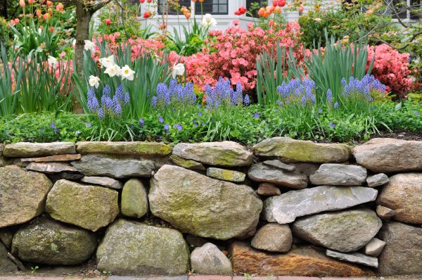 Stone Wall Hardscaping in Lancaster