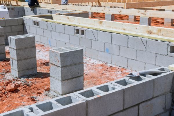 Cement Block Installation in Lancaster